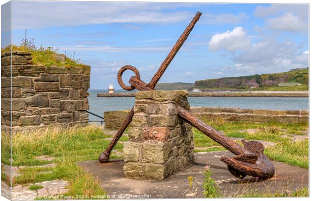 Walled Up Anchor Canvas Print by Darrell Evans