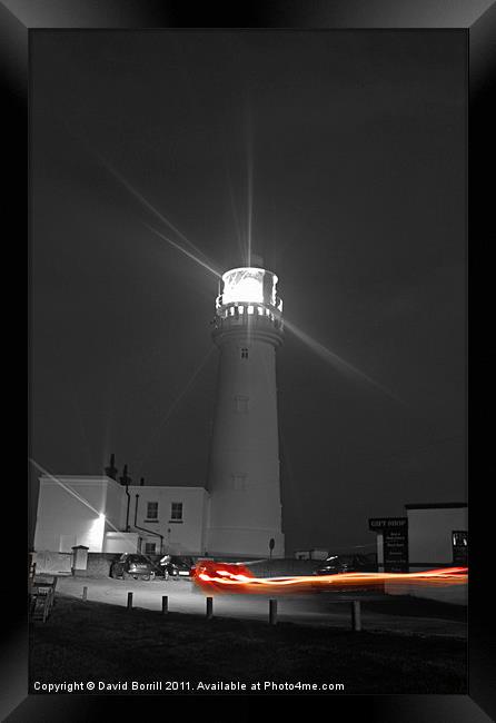 Flamborough Lighthouse Framed Print by David Borrill