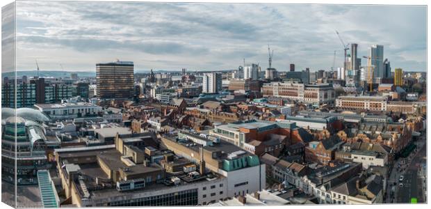 Leeds City Skyline Canvas Print by Apollo Aerial Photography
