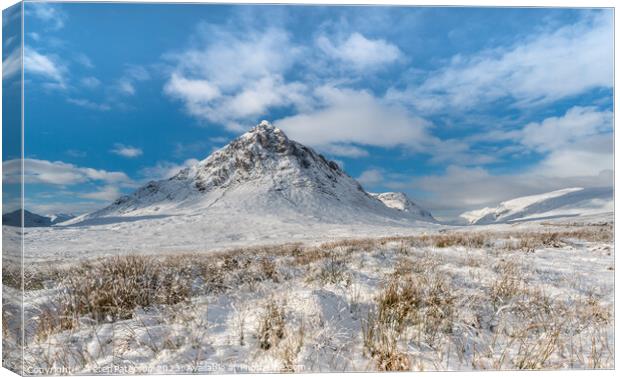 Buachaille Etive Mor Canvas Print by Peter Paterson