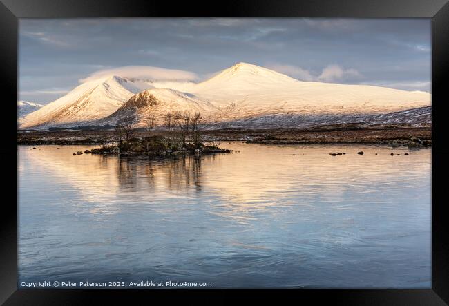 Winter Sunrise  Framed Print by Peter Paterson