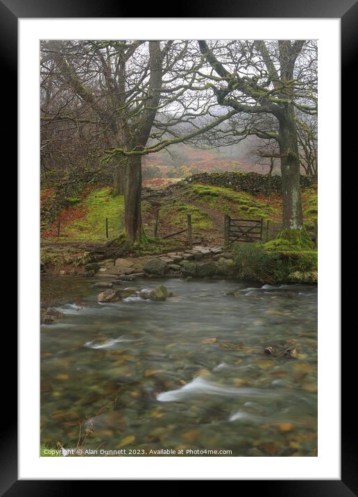 Path from the Esk Framed Mounted Print by Alan Dunnett