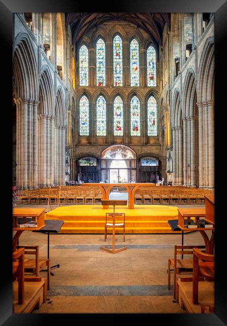 Ripon Cathedral North Yorkshire Framed Print by Tim Hill