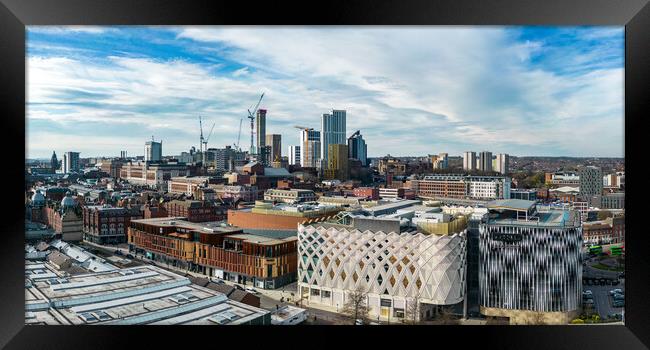 Leeds City Centre Framed Print by Apollo Aerial Photography