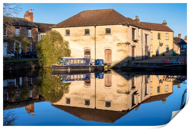 Pride of Ripon Canal Boat Print by Tim Hill