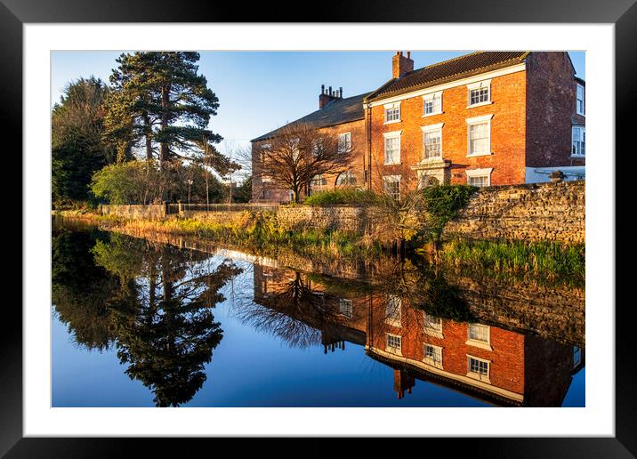 Ripon Canal Reflections Framed Mounted Print by Tim Hill