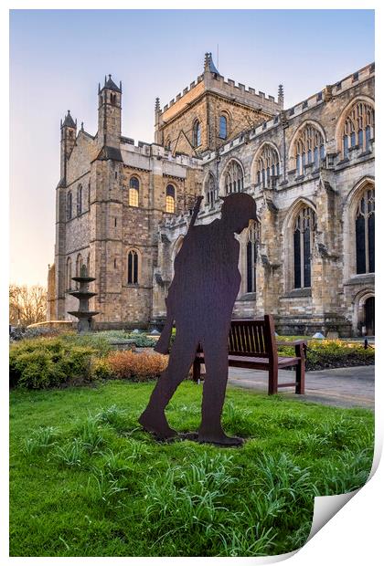 Ripon Cathedral Remembrance Soldier Print by Tim Hill