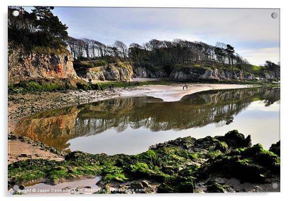 Reflections At The Cove, Silverdale Acrylic by Jason Connolly