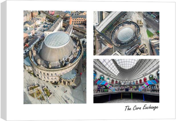 The Corn Exchange Canvas Print by Apollo Aerial Photography