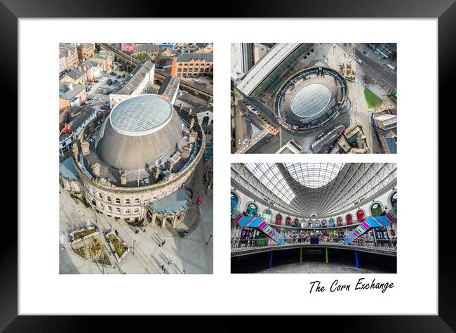 The Corn Exchange Framed Print by Apollo Aerial Photography