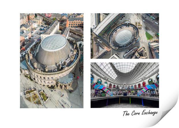 The Corn Exchange Print by Apollo Aerial Photography