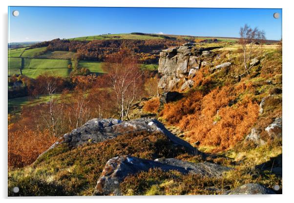 Froggatt Edge Acrylic by Darren Galpin