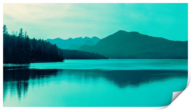 Tranquility Lake Print by Chris Lord