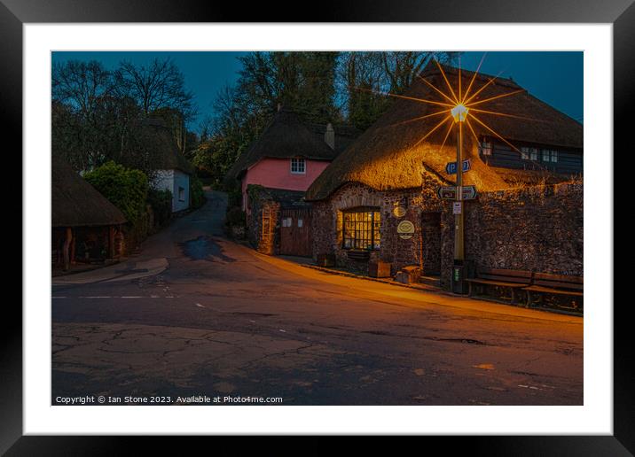Enchanting Sunrise at Cockington Village Framed Mounted Print by Ian Stone