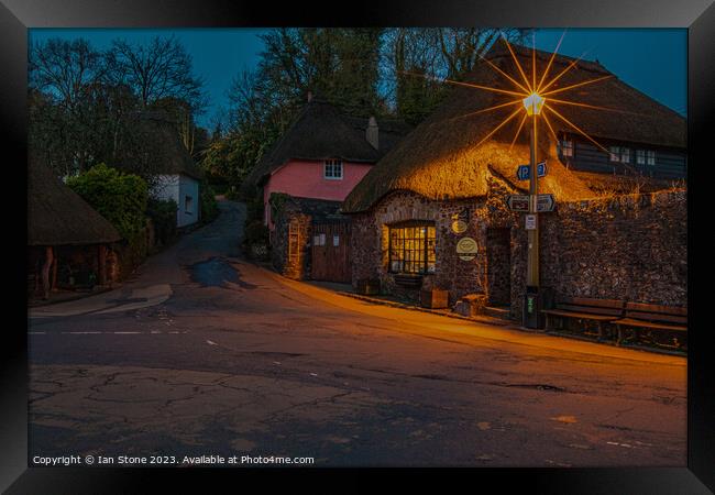 Enchanting Sunrise at Cockington Village Framed Print by Ian Stone