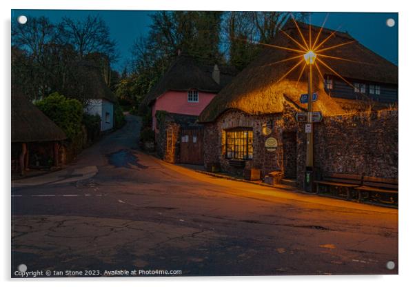 Enchanting Sunrise at Cockington Village Acrylic by Ian Stone