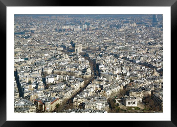 Paris at Your Feet Framed Mounted Print by Alexandra Lavizzari