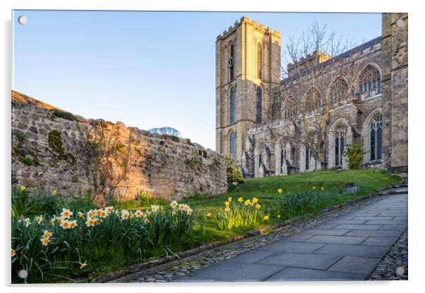 Ripon Cathedral Easter Weekend 2023 Acrylic by Tim Hill
