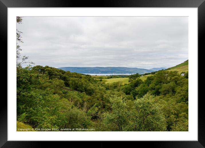Scottish Countryside Framed Mounted Print by RJW Images