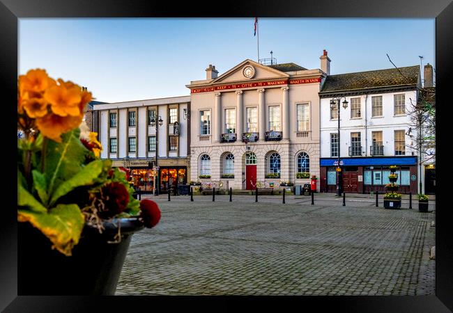 Town Hall Ripon North Yorkshire Framed Print by Steve Smith