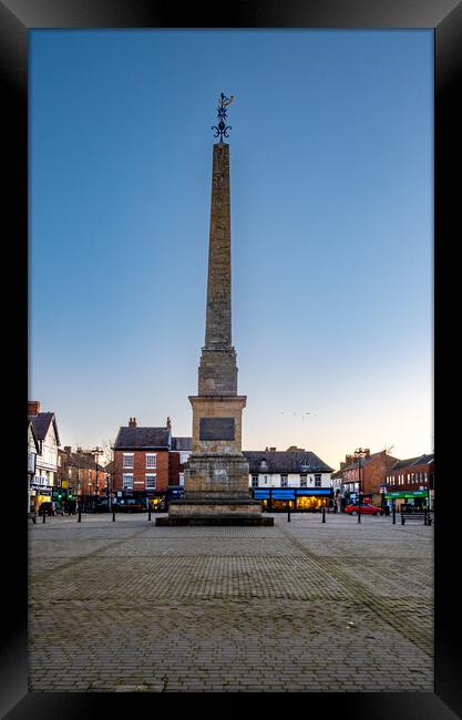 The Obelisk Ripon Framed Print by Steve Smith