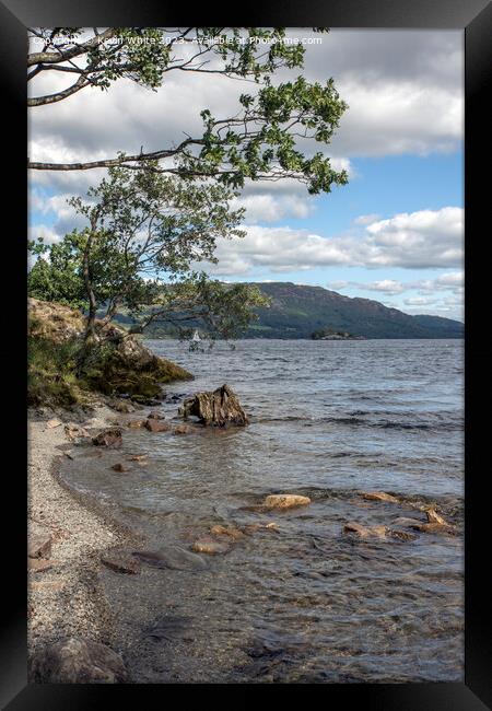 Upright view of Ullswater Framed Print by Kevin White