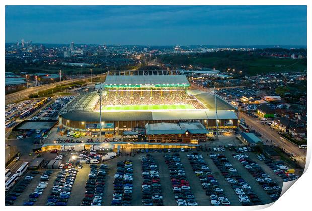 Elland Road LUFC Print by Apollo Aerial Photography