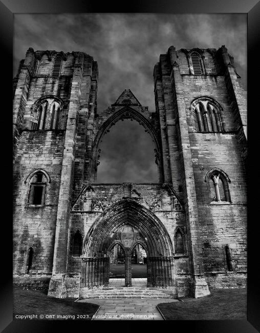 Elgin Cathedral Morayshire Scotland 900 Year Old 1 Framed Print by OBT imaging