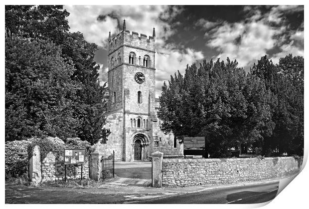 The Church of St Mary Magdalene, Campsall Print by Darren Galpin