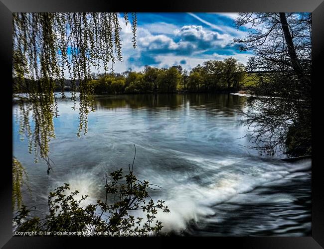 The Flow Framed Print by Ian Donaldson