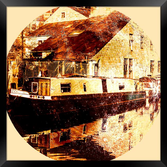 Canal Scene  Framed Print by Glen Allen