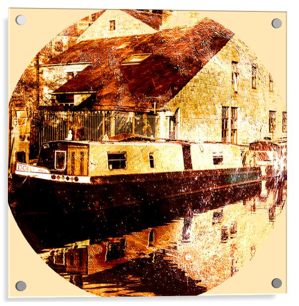 Canal Scene  Acrylic by Glen Allen