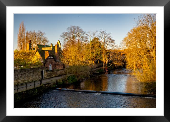The River Ure Ripon Framed Mounted Print by Steve Smith