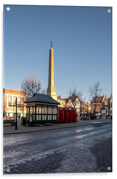 The Obelisk Ripon Acrylic by Steve Smith