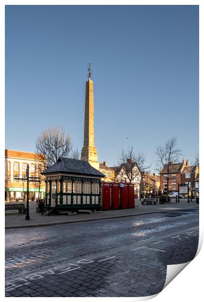 The Obelisk Ripon Print by Steve Smith