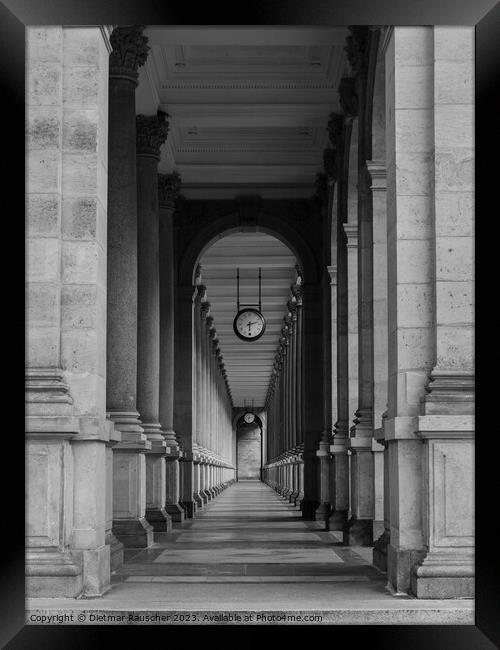 Mill Colonnade in Karlovy Vary, Czech Republic Framed Print by Dietmar Rauscher