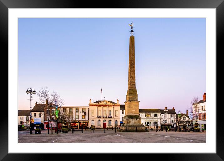 A Glowing Dawn in Ripon Framed Mounted Print by Tim Hill