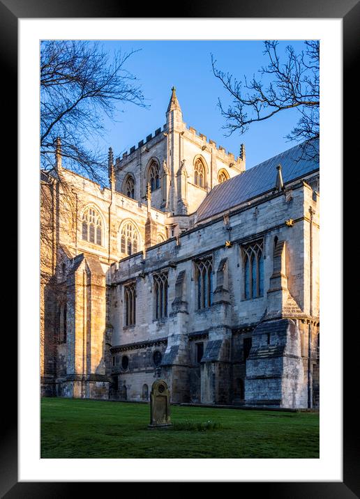 Ripon Cathedral North Yorkshire Framed Mounted Print by Tim Hill