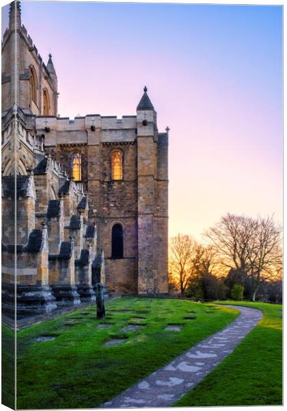 The Breathtaking Beauty of Ripon Cathedral Canvas Print by Tim Hill