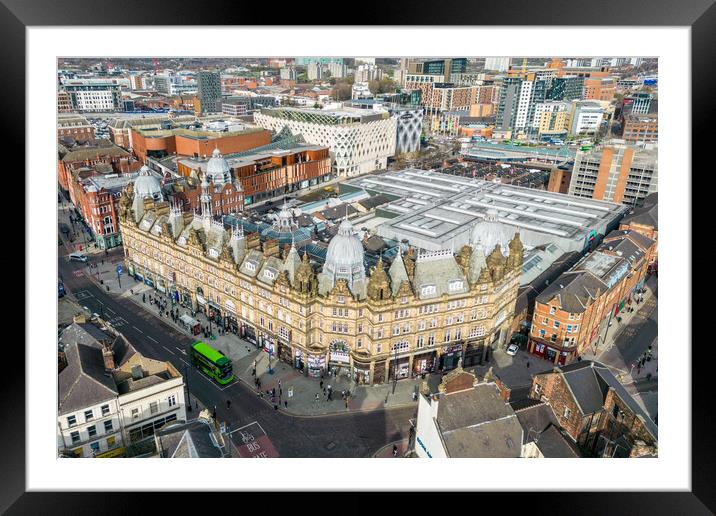 Leeds Kirkgate Market Framed Mounted Print by Apollo Aerial Photography