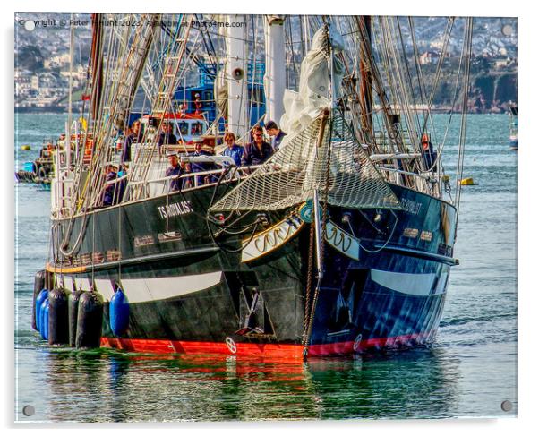 TS Royalist Coming Into Port 4  Acrylic by Peter F Hunt