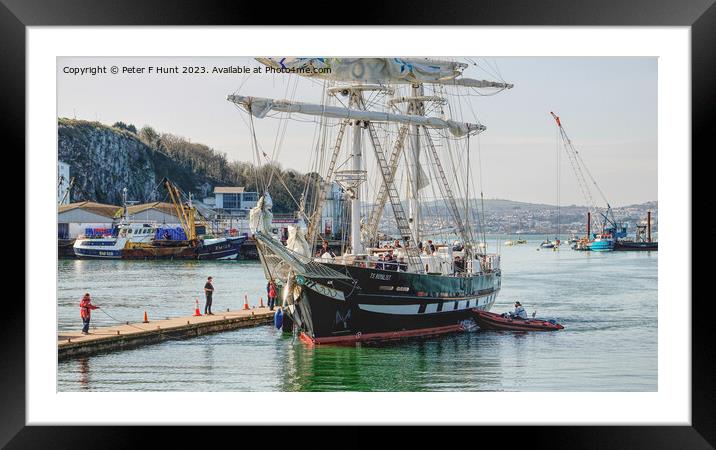 TS Royalist Coming Into Port 6 Framed Mounted Print by Peter F Hunt