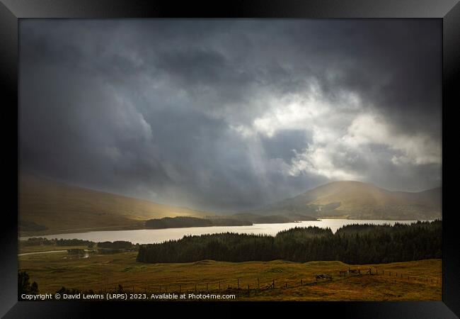 Loch Tulla Framed Print by David Lewins (LRPS)