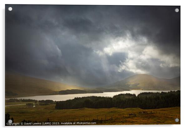Loch Tulla Acrylic by David Lewins (LRPS)