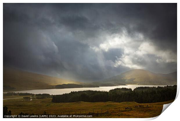 Loch Tulla Print by David Lewins (LRPS)