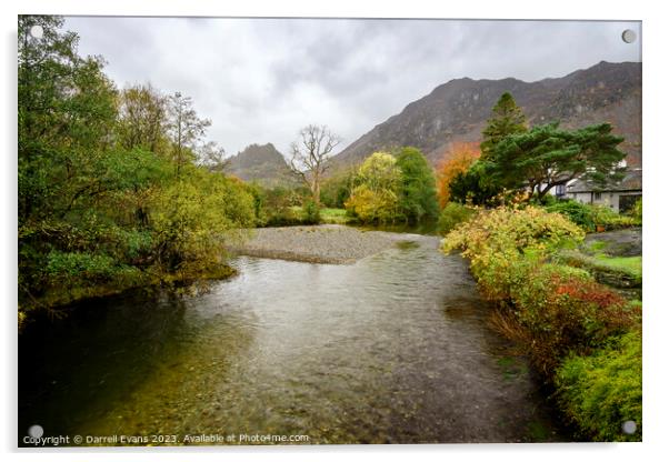 River Derwent at Grange Acrylic by Darrell Evans