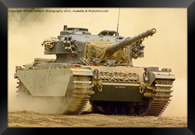 Dusty Centurion  Tank Framed Print by Colin Williams Photography