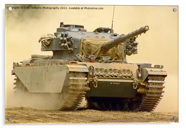 Dusty Centurion  Tank Acrylic by Colin Williams Photography