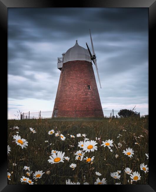 Halnaker Windmill Framed Print by Mark Jones