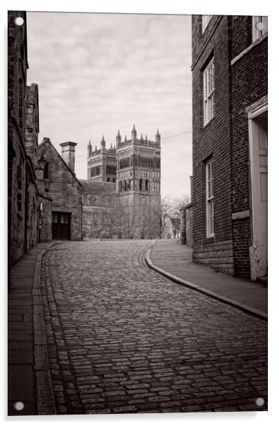 Majestic Durham Cathedral in Historic Owengate Acrylic by Rob Cole